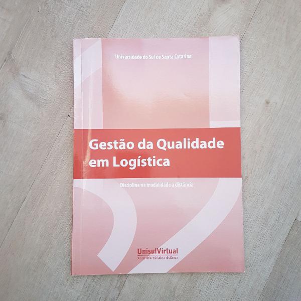 livro gestão da qualidade em logística