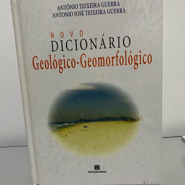 livro - novo dicionário geológico geomorfológico
