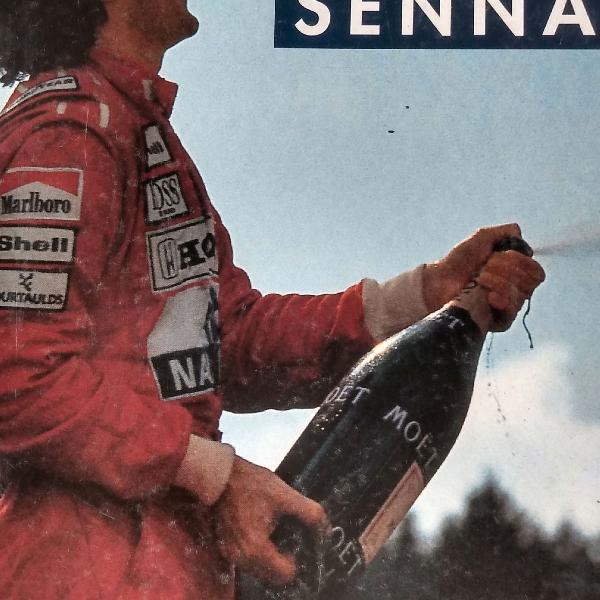 livro tributo Airton Senna capa dura.