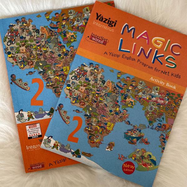 livros de inglês yazigi coleção magic links. student +
