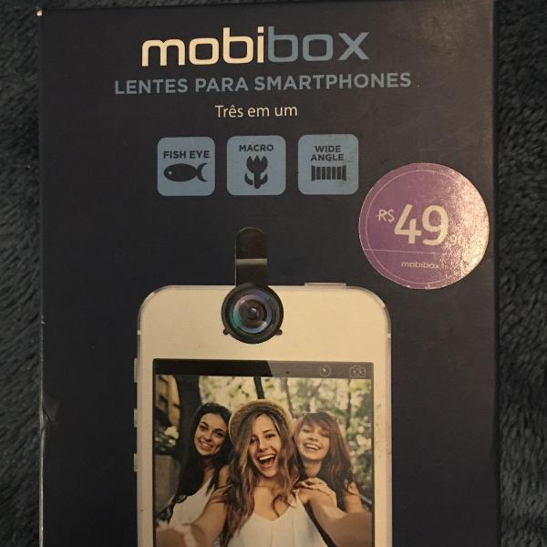 mobibox lentes para smartphones nunca usado