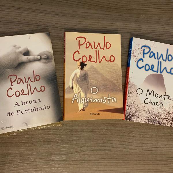 pacote 3 obras paulo coelho