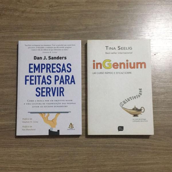 promoção: combo de livros empresariais - ingenium e