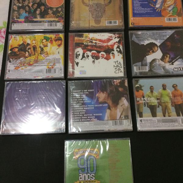 01 kit de 10 cds nacionais, somente 1 kit