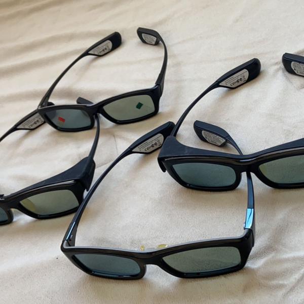 4 óculos 3d samsung recarregáveis