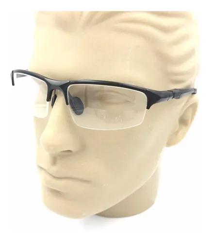 Armações Para Óculos De Grau Masculino Aluminio Preto