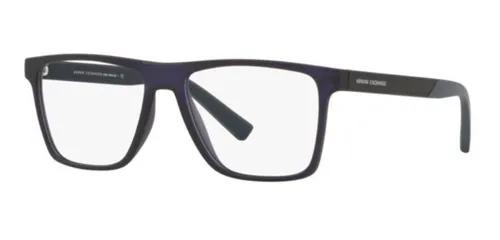 Armação Oculos Grau Armani Exchange Ax3055 8273 55 Azul
