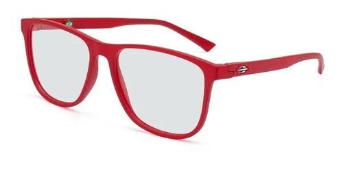 Armação Oculos Grau Mormaii Jeri M6043c4255 Vermelho Fosco