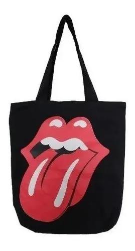 Bolsa Lingua Boca Rolling Stones Grande Passeio Escolar