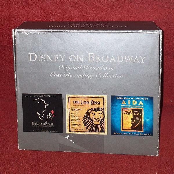 Box raro importado CDs novos e lacrados Disney On Broadway