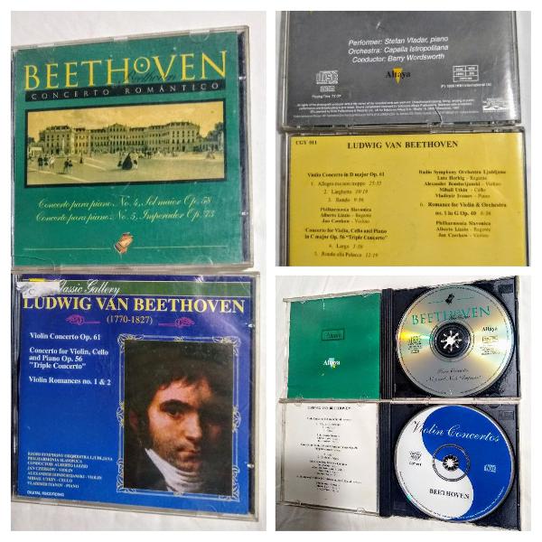 CDs Beethoven Kit 2 CD Classic Gallery e Concerto Romântico