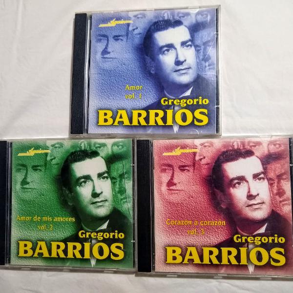 CDs Gregorio Barrios 1, 2, 3 vol Coleção Original Again