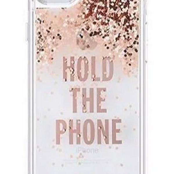 Capa iPhone 8, 8S, 7s Kate Spade Glitter E Água 100%