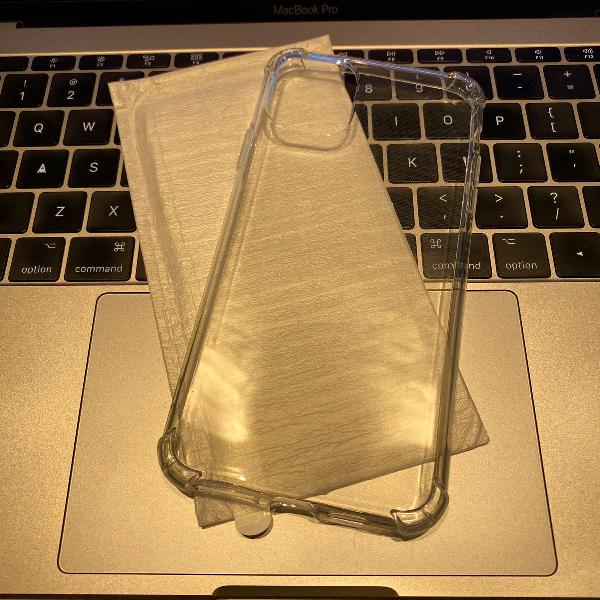 Case Silicone transparente para iPhone 11 Pro Max +