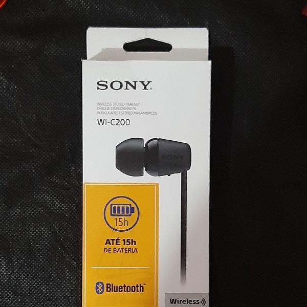 Fone Sony WI-C200 Bluetooth