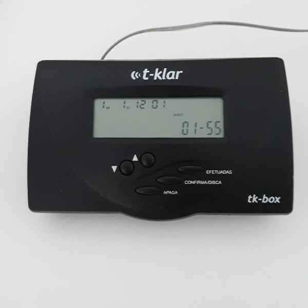 Identificador de Chamadas T-Klar TK-Box - Preto