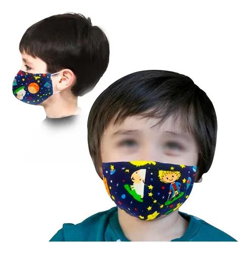 Máscara Lavável Não Descartável Infantil Tecido