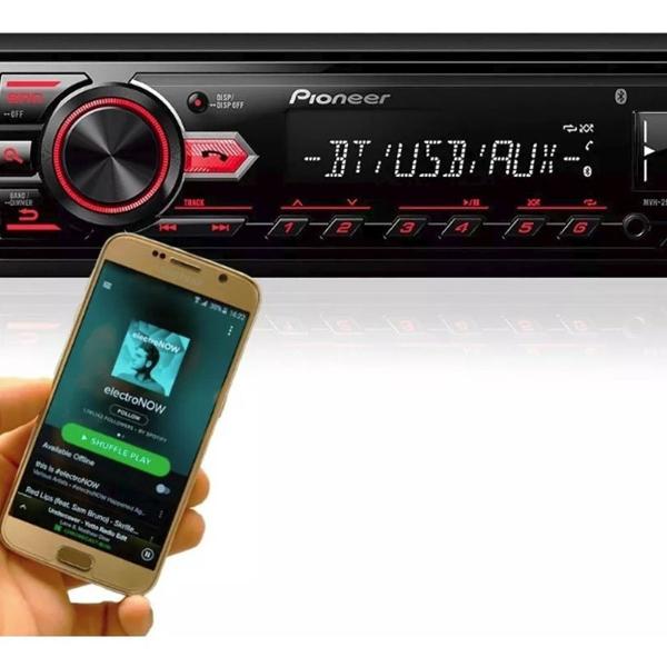Radio Pioneer Gm com Bluetooth Usb Aux