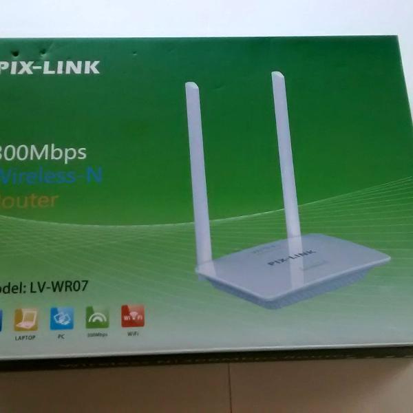 Roteador Wireless Pix-link 300mbps 2 Antenas - Lv-wr07