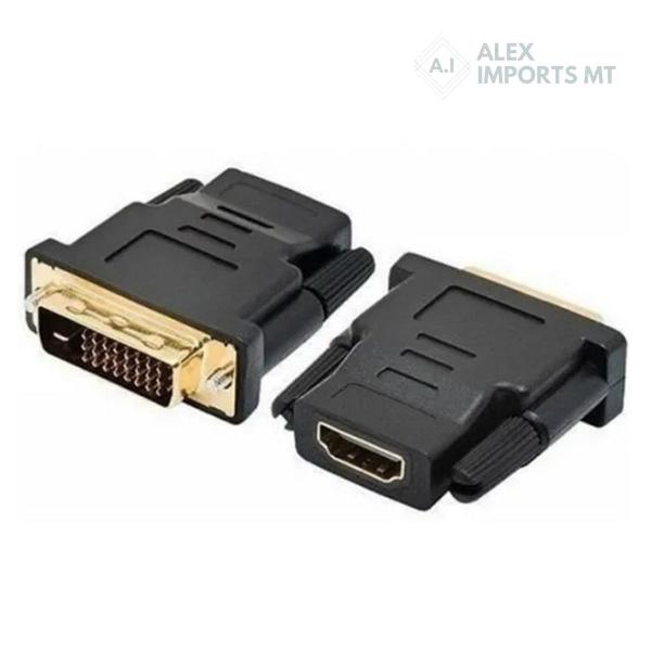 adaptador dvi macho para hdmi fêmea adapitador cabo