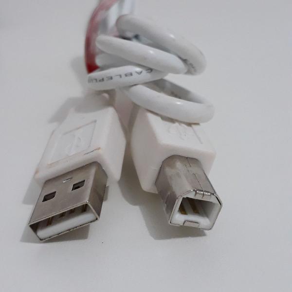 cabo USB para impressora