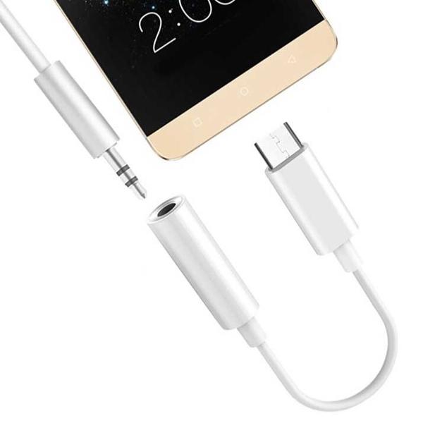 cabo adaptador usb tipo c x p2 jack fêmea para fone de