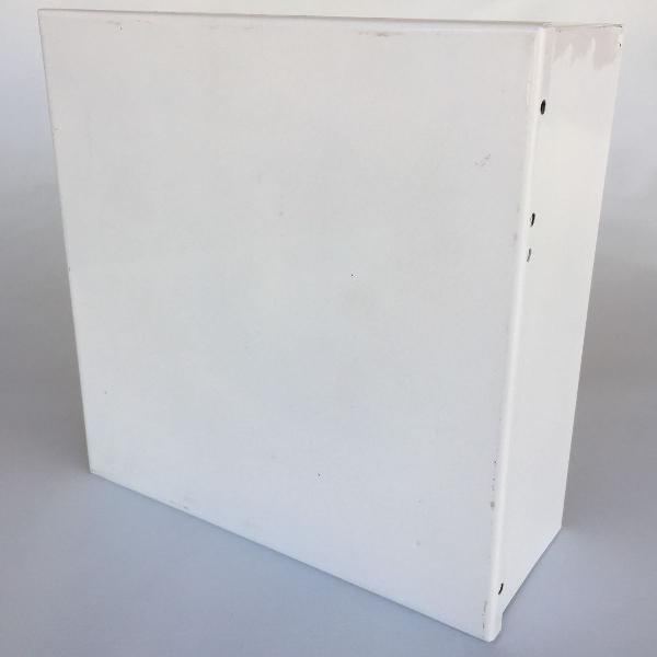 caixa metálica para central de alarme uso geral branca 23 x