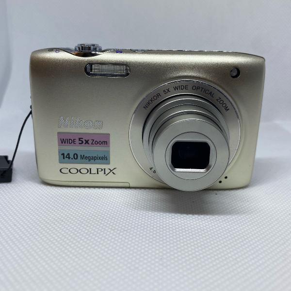 camera digital nikon coolpix s3100 completa e em perfeito