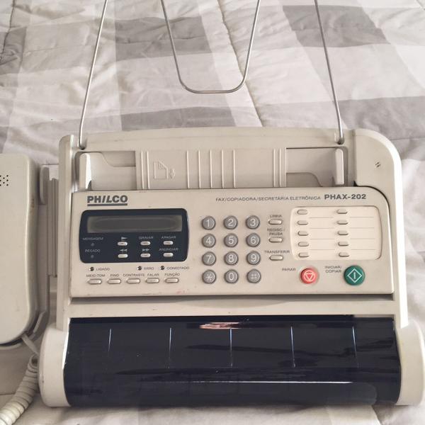 fax copiadora e secretária eletrônica