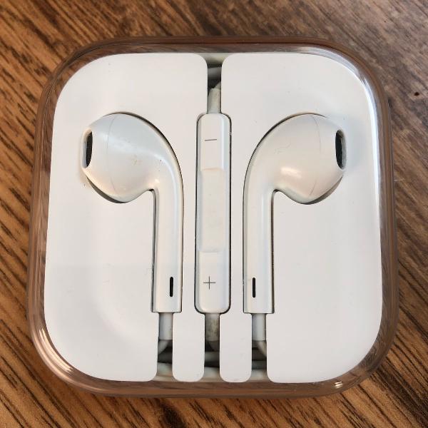 fones de ouvido apple iphone (earpods)