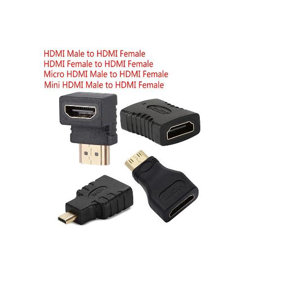 kit 4 adaptadores HDMI