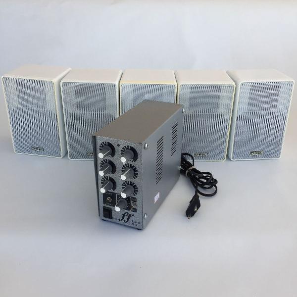 kit 5 caixa de som acústica passiva p/ som ambiente dsk1500