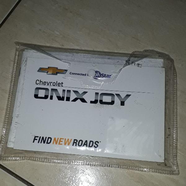 manual proprietário Chevrolet onix joy