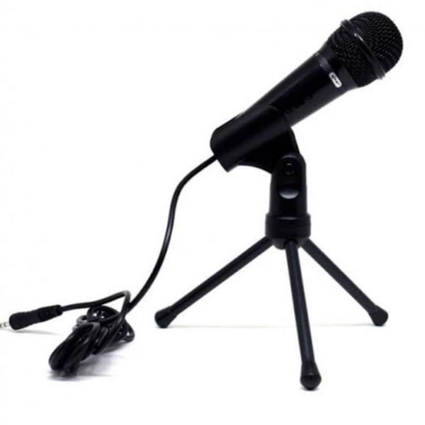microfone condensador com tripé youtuber tiktok