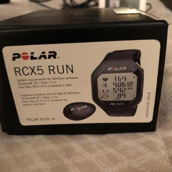 polar rcx5 relógio monitor