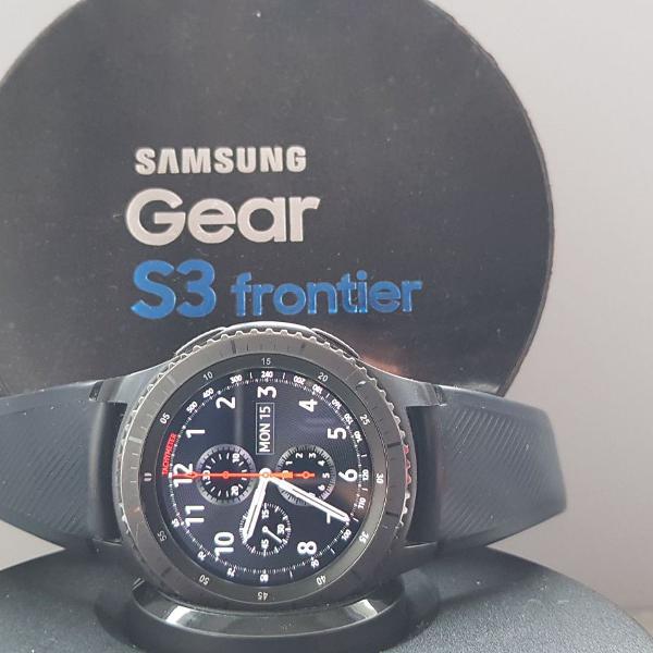relógio smartwatch samsung gear s3 frontier