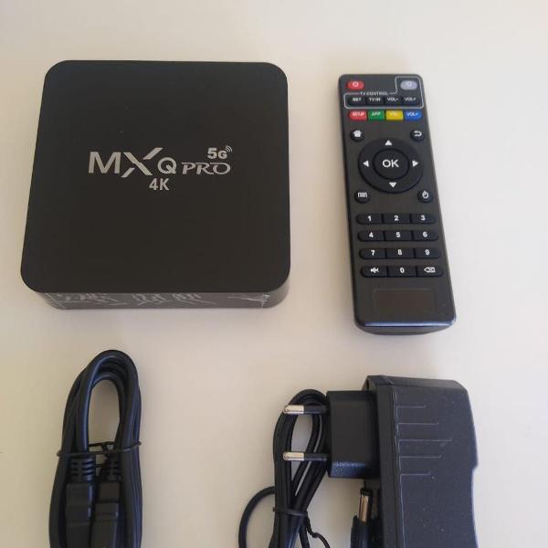 transforme sua tv comum em smart com mxq 4k pro