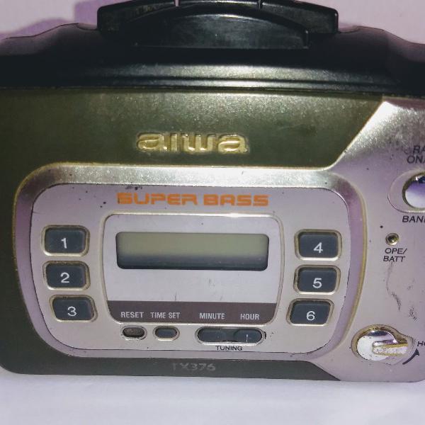 walkman aiwa modelo hs tx 376 super bass digital fabricado