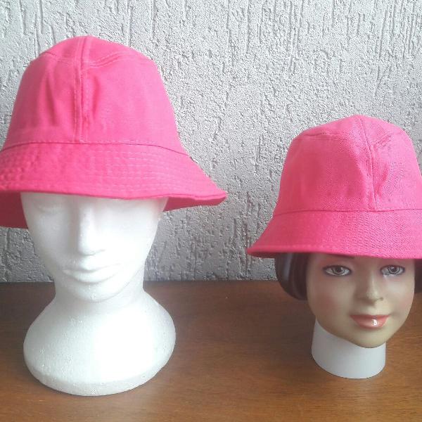 2 chapéus Bucket Hat kit mãe e filha