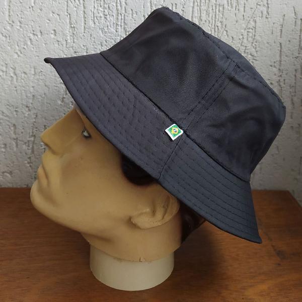 Black Mambo Chapéu Bucket Hat unissex sem costuras na copa