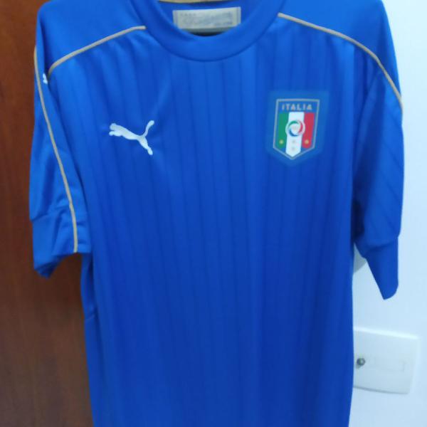 Camisa Itália I Oficial Puma 2017 tamanho G