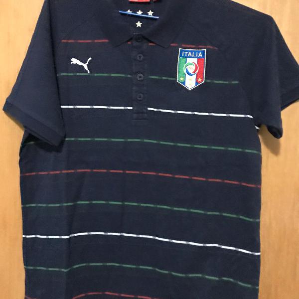 Camisa Polo Itália puma (Tamanho M)