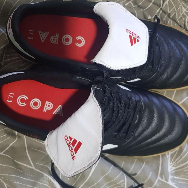 Chuteira Futsal Adidas Copa 17 IN - Preto e Branco