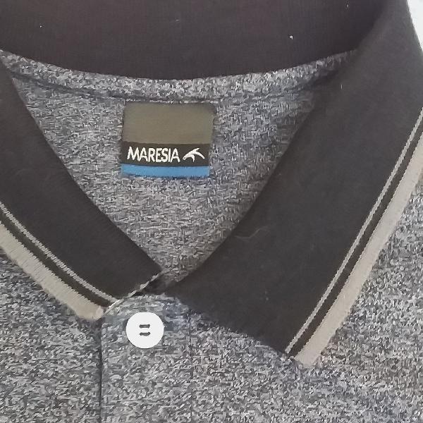 Maresia Camiseta Polo cinza
