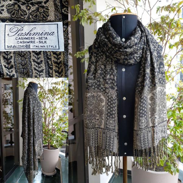 Pashmina cachmere e seda