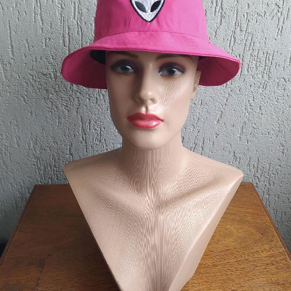 Pink Alien Bucket Hat Sem Costuras Na Copa ET
