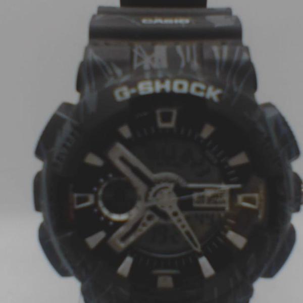 RELOGIO CASIO G-SCHOCK GA120-8DR PRETO RISCADO COM CINZA