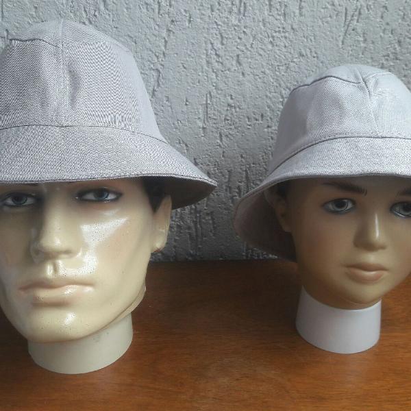 Verão Pai e Filho Mãe e Filha Dois chapéus Bucket Hats