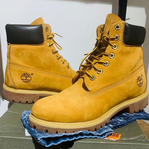 bota timberland original yellow boot - nº40 novo