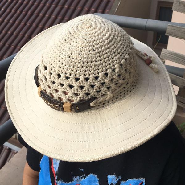 chapéu de praia maravilhoso